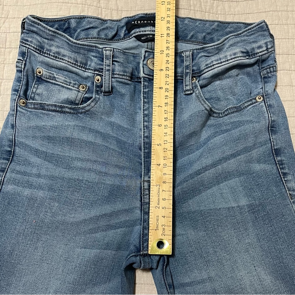 Aeropostale High Rise Jegging Medium Wash Size 10 Reg - Picture 4 of 9